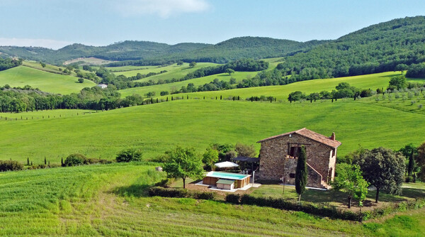 Freistehendes Ferienhaus in Traumlage mit Pool in der Toskana