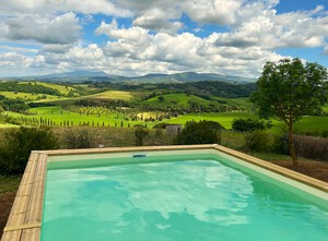 Toskana Ferienhaus freistehend in Panoramalage
