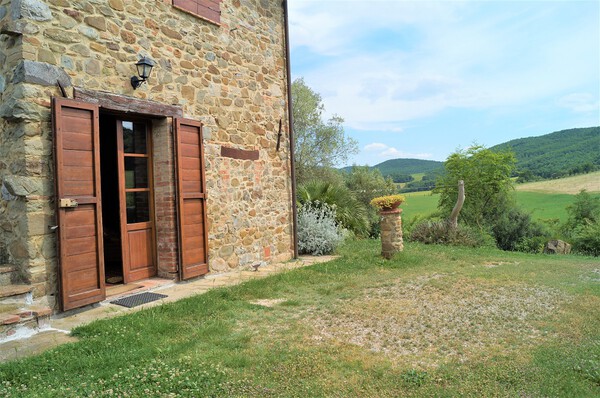 Toskana Ferienhaus freistehend in Panoramalage