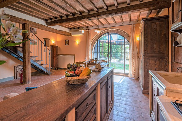 Ferienwohnung Capanna mit Pool und privater Terrasse