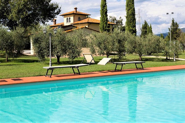 freistehendes Ferienhaus Pool Toskana
