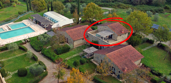 Toskana Ferienwohnung mit Wellness, Pool, Dachterrasse