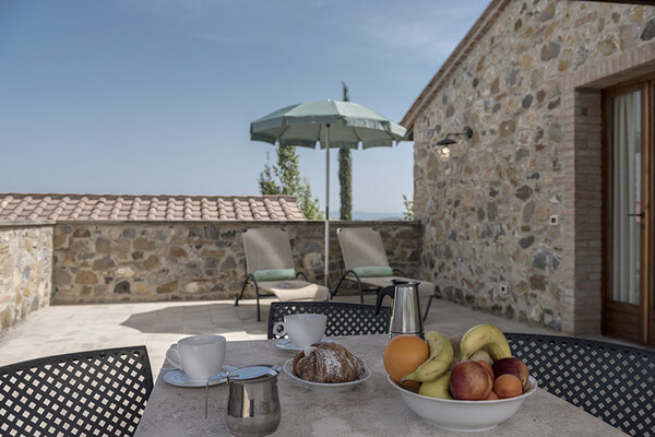 Toskana-Resort Ferienwohnung mit Pool und Therme bei San Gimignano 2 Personen