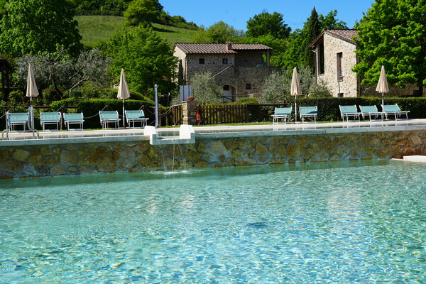 Toskana Ferienwohnung in Residenz mit Pool, Therme und Spa für 4 Personen