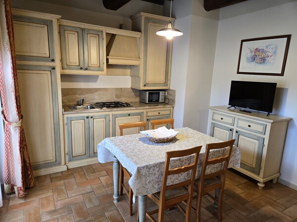 Toskana-Resort Ferienwohnung mit Pool und Therme bei San Gimignano 2 Personen