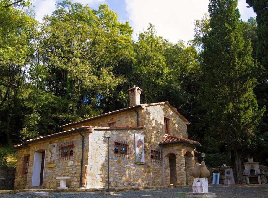 Natursteinhaus Boscaiolo Toskana mit Therme und Pool