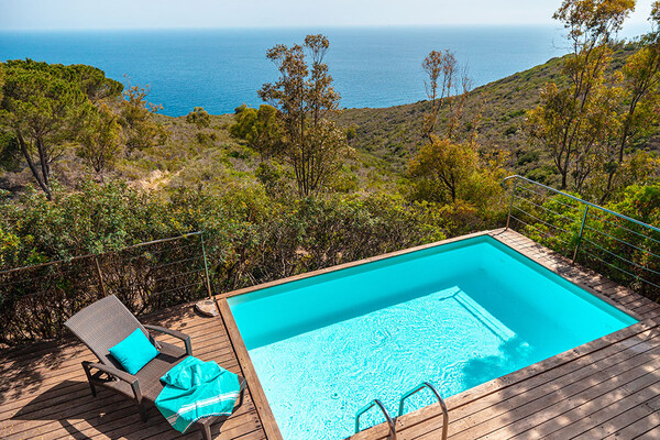Elba-Ferienhaus mit Meerblick und Pool für 10 Personen
