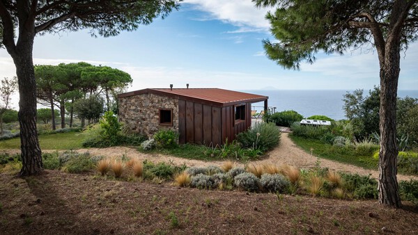 Ferienhaus auf Elba mit rundum Meerblick und Whirlpool