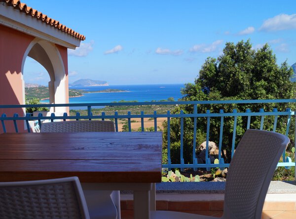 Apartment auf Sardinien für 4 Personen mit Meerblick