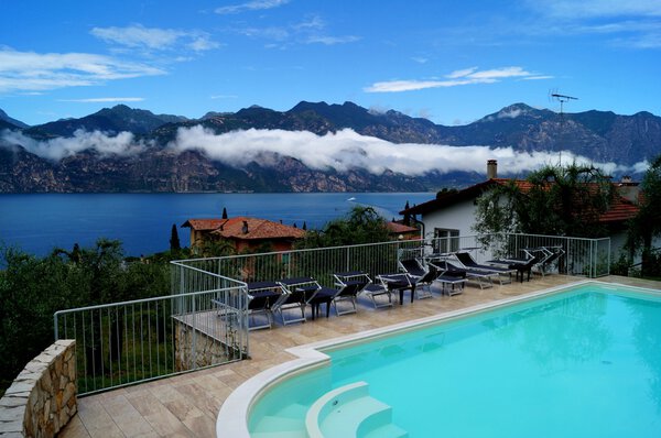 Gardasee Ferienwohnung mit Pool in Malcesine
