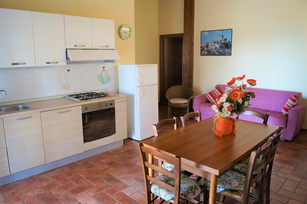 Ferienwohnung mit Meerblick in der Toskana