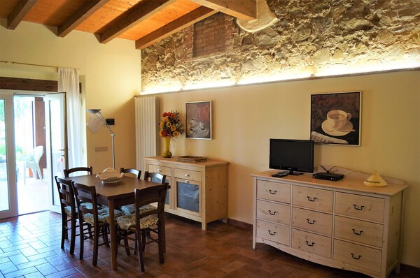 Ferienwohnung mit Meerblick in der Toskana