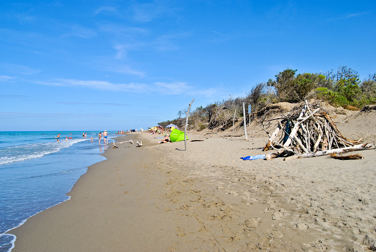 Sandstrand Alberese, Perle inmitten des Naturparks Parco Naturale della Maremma