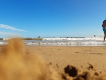 Spiaggia di Bibione, feiner Sandstrand in Venetien<p></p>