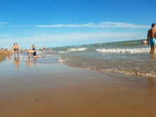 Spiaggia di Bibione, feiner Sandstrand in Venetien<p></p>