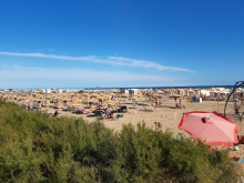 Spiaggia di Bibione, feiner Sandstrand in Venetien<p></p>