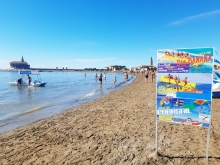 Caorle, feiner Sandstrand in Venetien<p></p>