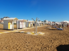 Caorle, feiner Sandstrand in Venetien<p></p>