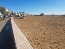Caorle, feiner Sandstrand in Venetien<p></p>