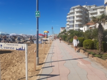La Spiaggia di Jesolo, feiner Sandstrand in Venetien<p></p>
