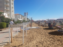 La Spiaggia di Jesolo, feiner Sandstrand in Venetien<p></p>