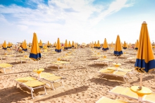 La Spiaggia di Jesolo, feiner Sandstrand in Venetien<p></p>
