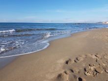 Castiglione della Pescaia Sud, feiner Sandstrand in der Toskana<p></p>