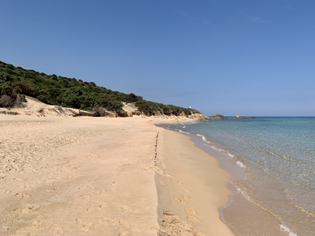 feiner Sandstrand Campana Dune, Sardinien