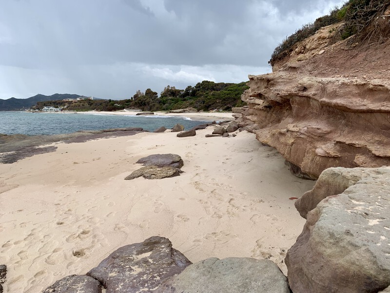 feiner Sandstrand Spiaggia di Calaverde, Sardinien
