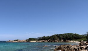 feiner Sandstrand Spiaggia Barca Bruciata, Sardinien