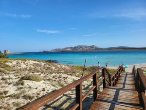 Spiaggia La Pelosa, feiner Sandstrand auf Sardinien<p></p>