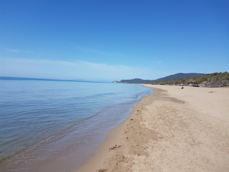 feiner Sandstrand Riva del Sole, Toskana