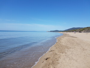Riva del Sole, feiner Sandstrand in der Toskana<p></p>