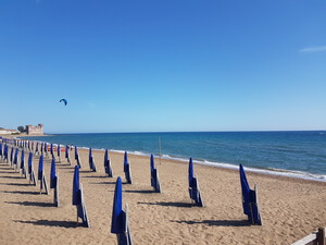Santa Severa, feiner Sandstrand im Latium<p></p>