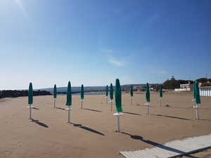 Santa Severa, feiner Sandstrand im Latium<p></p>