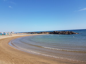Santa Severa, feiner Sandstrand im Latium<p></p>
