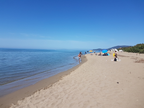 feiner Sandstrand Riva del Sole, Toskana