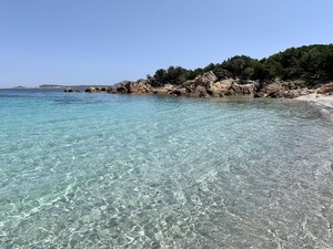 Spiaggia di Capriccioli, feiner Sandstrand auf Sardinien<p></p>