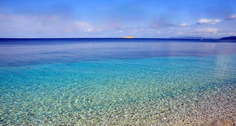 Spiaggia della Padulella, Kiesstrand in der Toskana