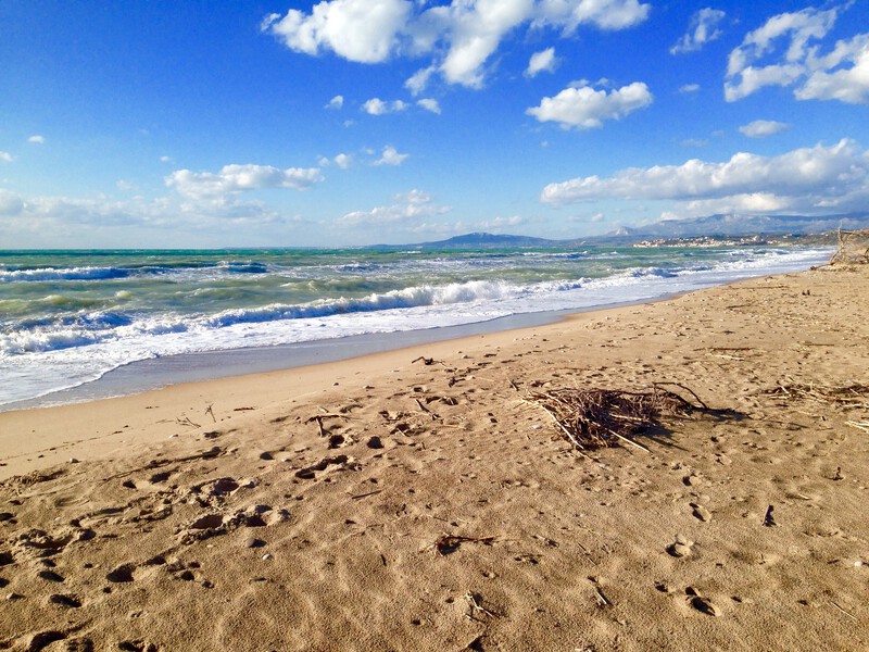 Sandstrand Eraclea Minoa, Sizilien