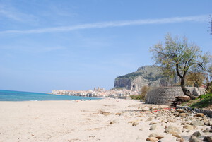 Spiaggia di Cefalù, Sandstrand auf Sizilien