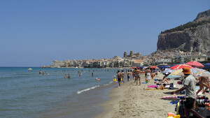 Spiaggia di Cefalù, Sandstrand auf Sizilien