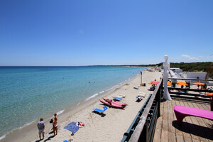 Sandstrand Spiaggia Alimini, Apulien
