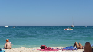 Spiaggia di Mezzavalle, Sandstrand in Marken