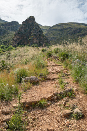 Cala dell'Uzzo, Kiesstrand auf Sizilien