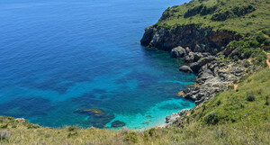 Cala Capreria, Kiesstrand auf Sizilien