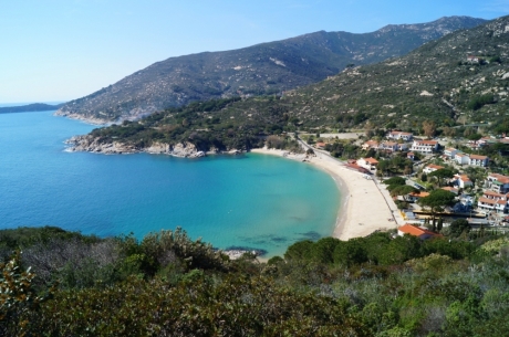 feiner Sandstrand Cavoli, Toskana