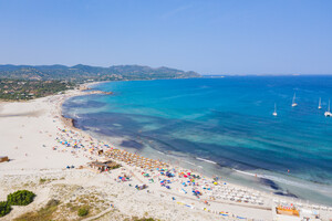 Spiaggia di Porto Giunco, feiner Sandstrand auf Sardinien
