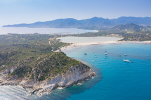 Spiaggia di Porto Giunco, feiner Sandstrand auf Sardinien