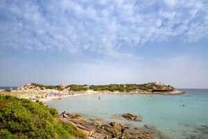 Punta Molentis, Sandstrand auf Sardinien